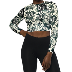 Jollof Long Sleeve Crop Top