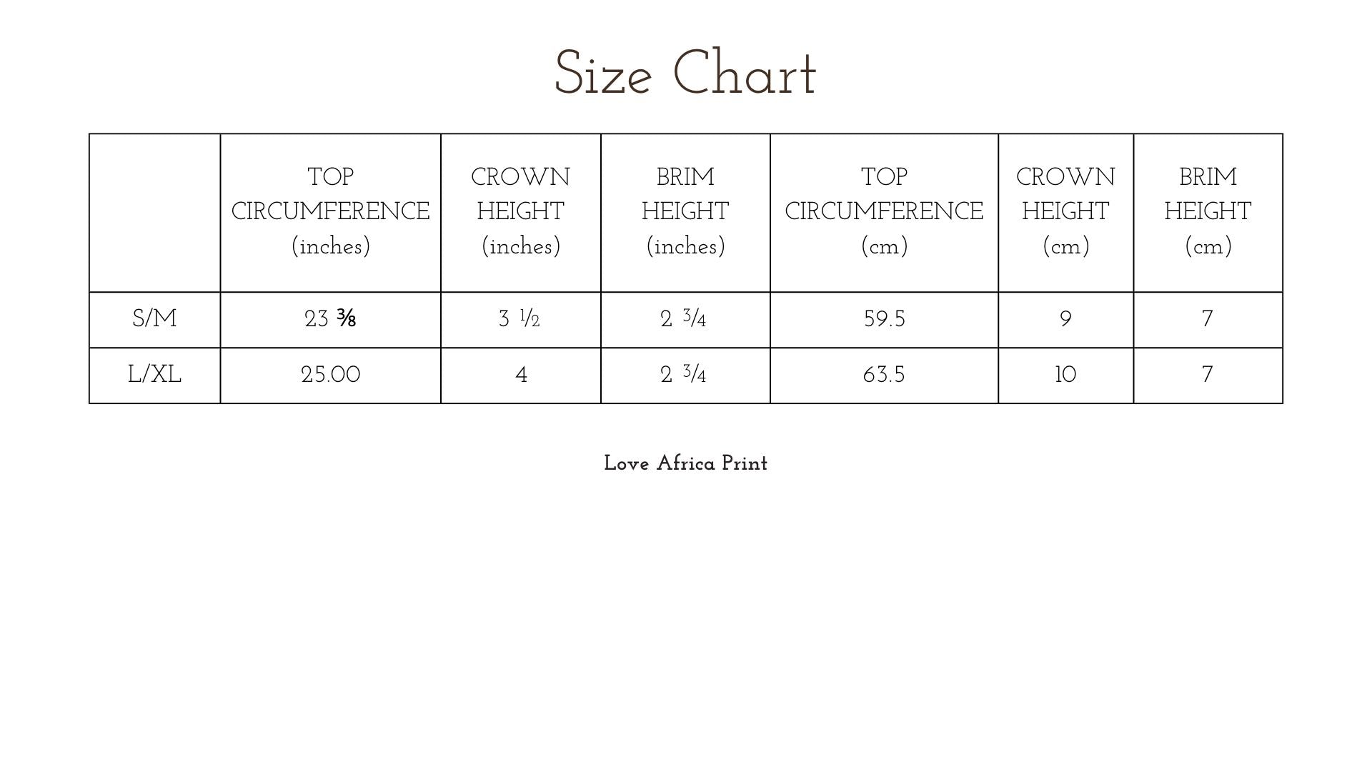 Love Africa Print
