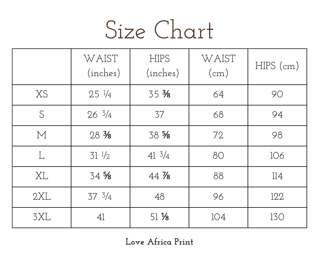 Love Africa Print