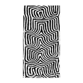African Print Towel | Black & White | Pulse