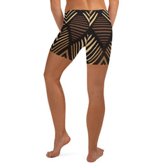 African Print Fitness Shorts | Earth Tones | Medina - Love Africa Print