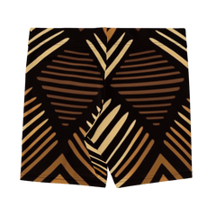 African Print Fitness Shorts | Earth Tones | Medina - Love Africa Print
