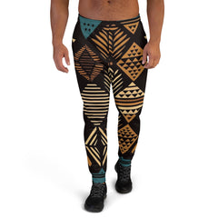 African Print Men's Joggers | Earth Tones | Medina - Love Africa Print