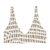 African Print Padded Bikini Top | Nude tones | Sahara - Love Africa Print