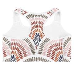 African Print Sports Bra| Pastel tones | Blossom - Love Africa Print
