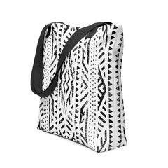 African Print Tote Bag | Black and white | Mirage - Love Africa Print