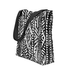 African Print Tote Bag | Black and white | Oasis - Love Africa Print
