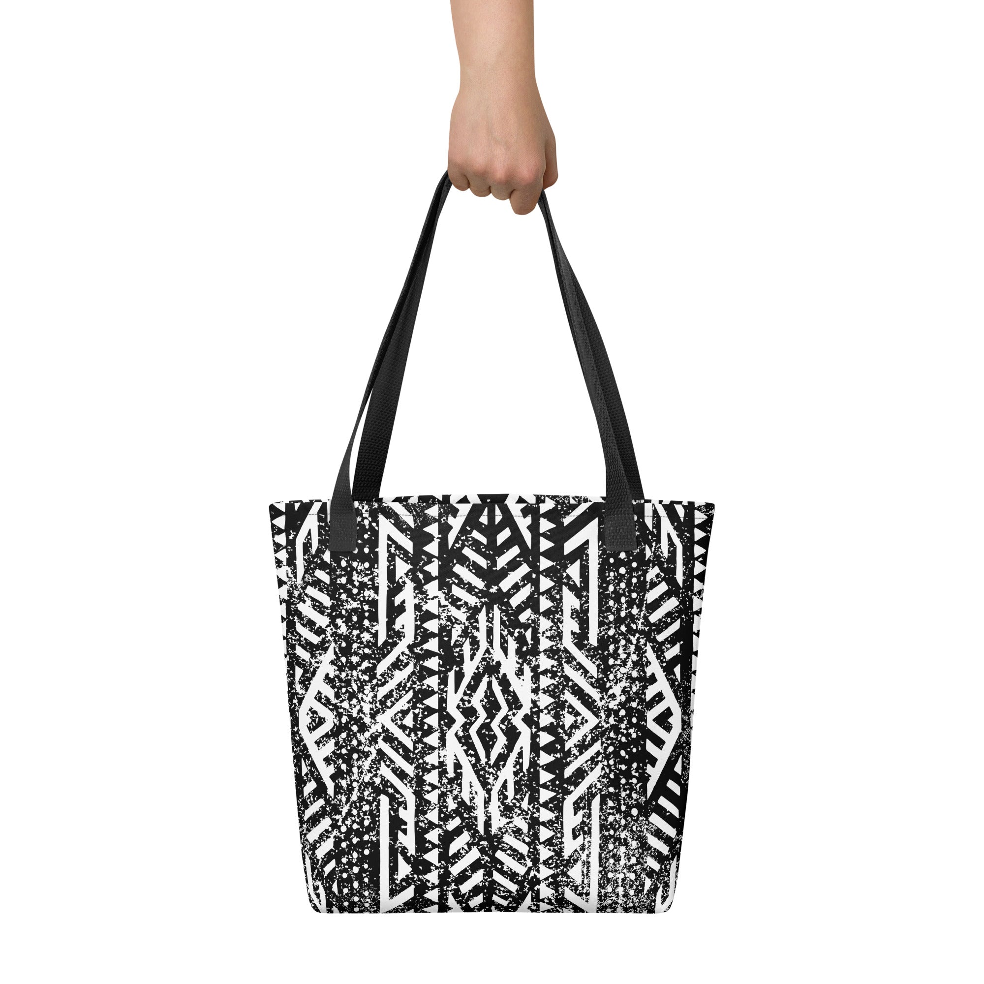 African Print Tote Bag | Black and white | Oasis - Love Africa Print