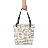 African Print Tote Bag | Nude Tones | Sahara - Love Africa Print