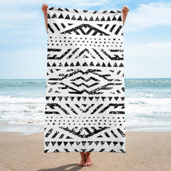 African Print Towel | Black and white | Mirage - Love Africa Print