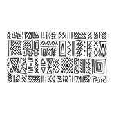 African Print Towel | Black and white | Nomadic - Love Africa Print