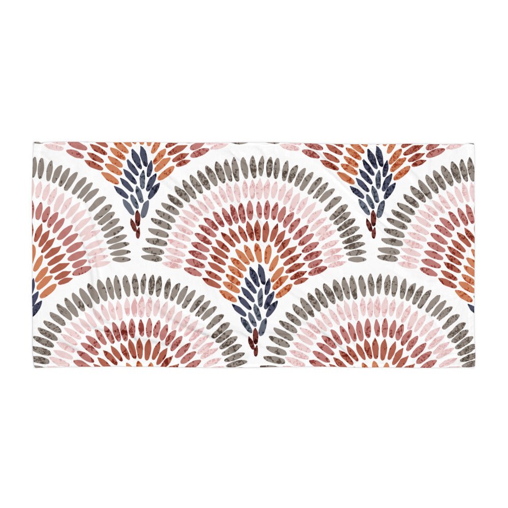 African Print Towel | Pastel Tones | Blossom - Love Africa Print