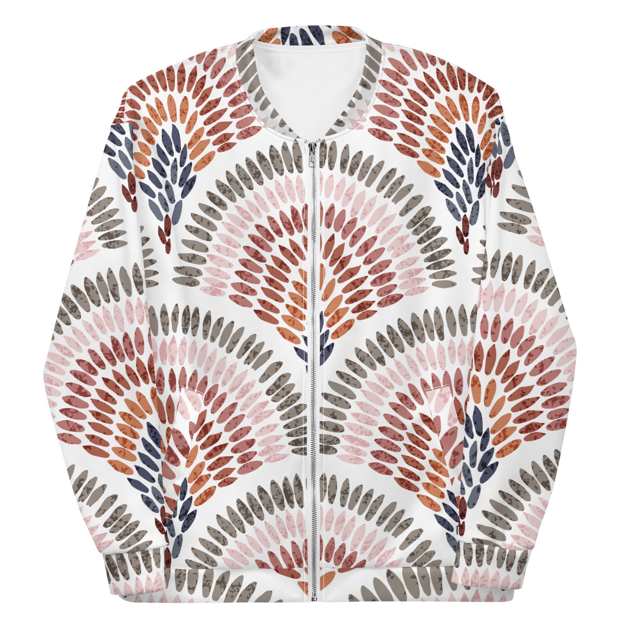 African Print Unisex Bomber Jacket | Pastel Tones | Blossom - Love Africa Print