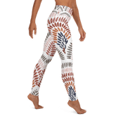 African Print Yoga Leggings | Pastel Tones | Blossom - Love Africa Print