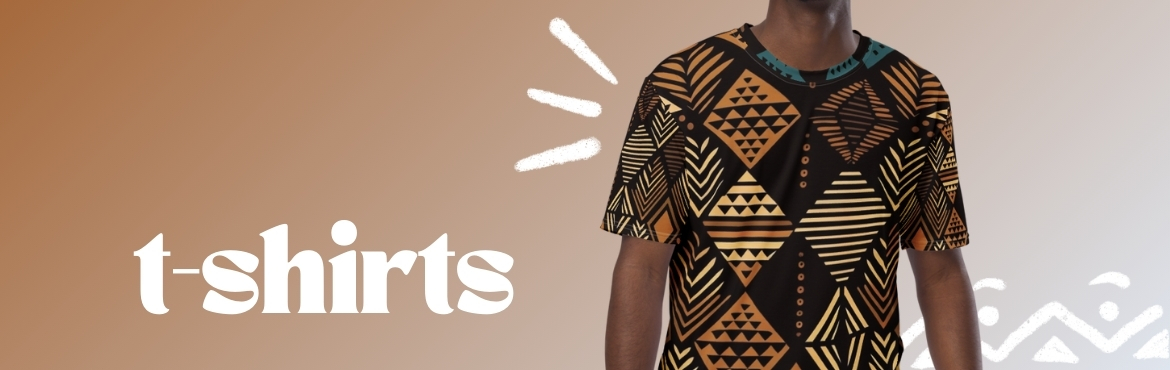 Men's T-shirts - Love Africa Print