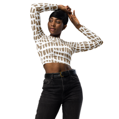 Sahara Long Sleeve Crop Top