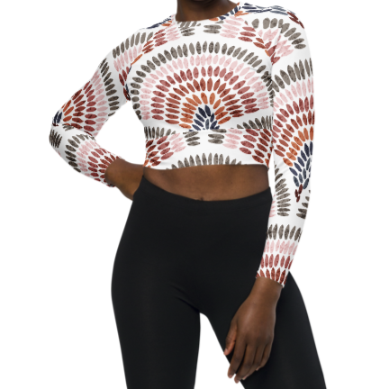 Blossom Long Sleeve Crop Top