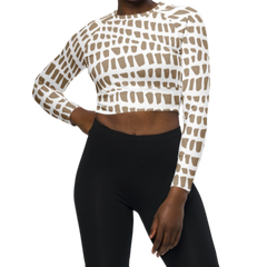 Sahara Long Sleeve Crop Top