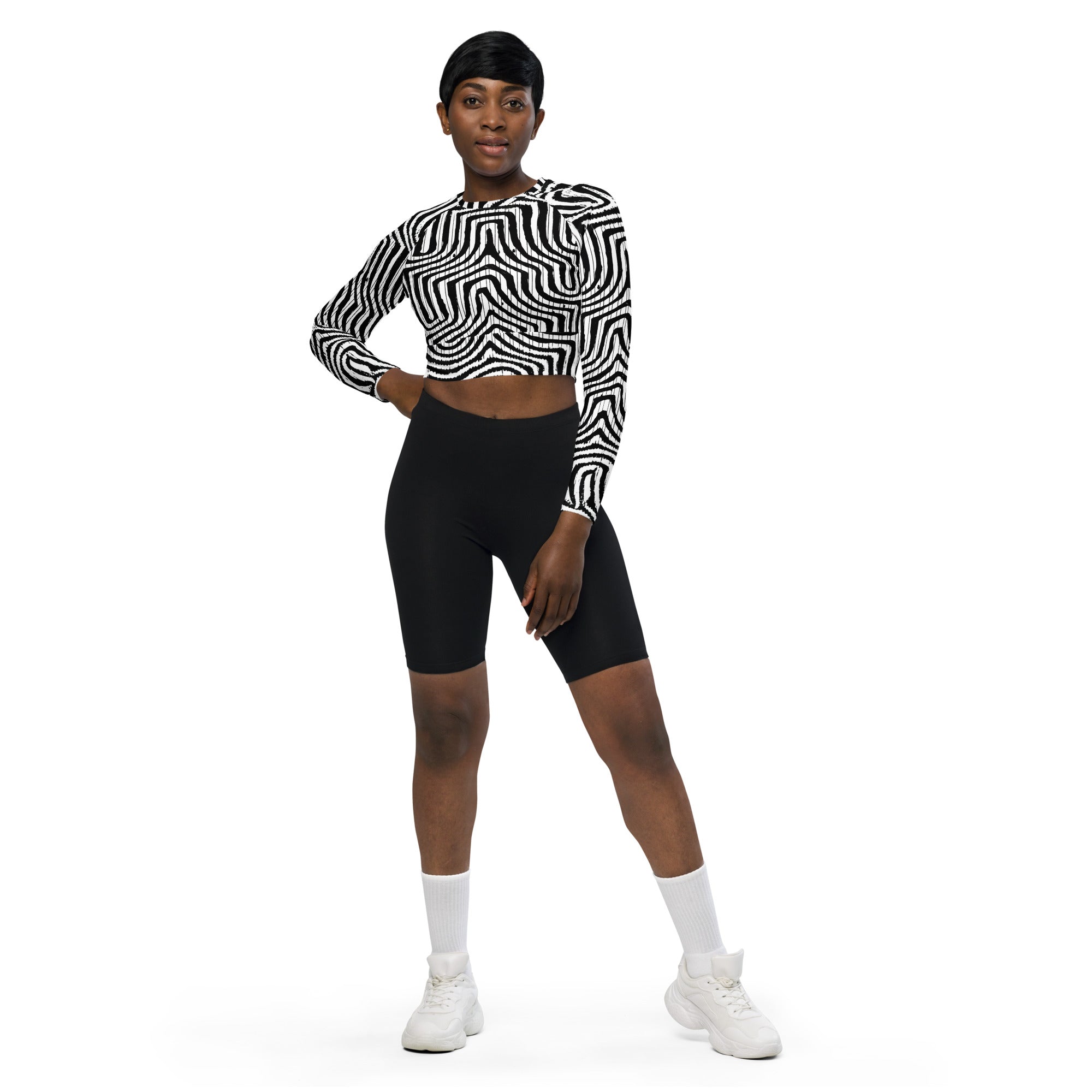 Pulse Long Sleeve Crop Top