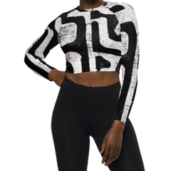 Efik Long Sleeve Crop Top