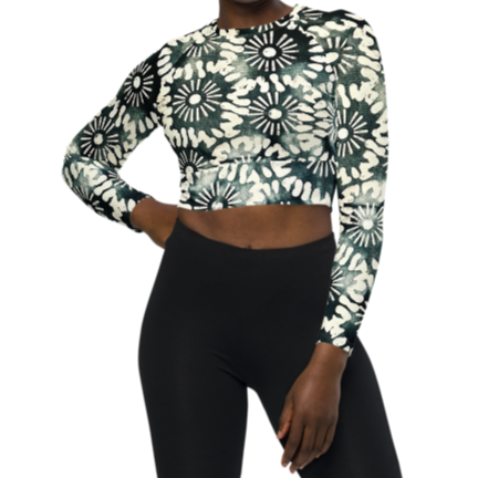 Jollof  Long Sleeve Crop Top