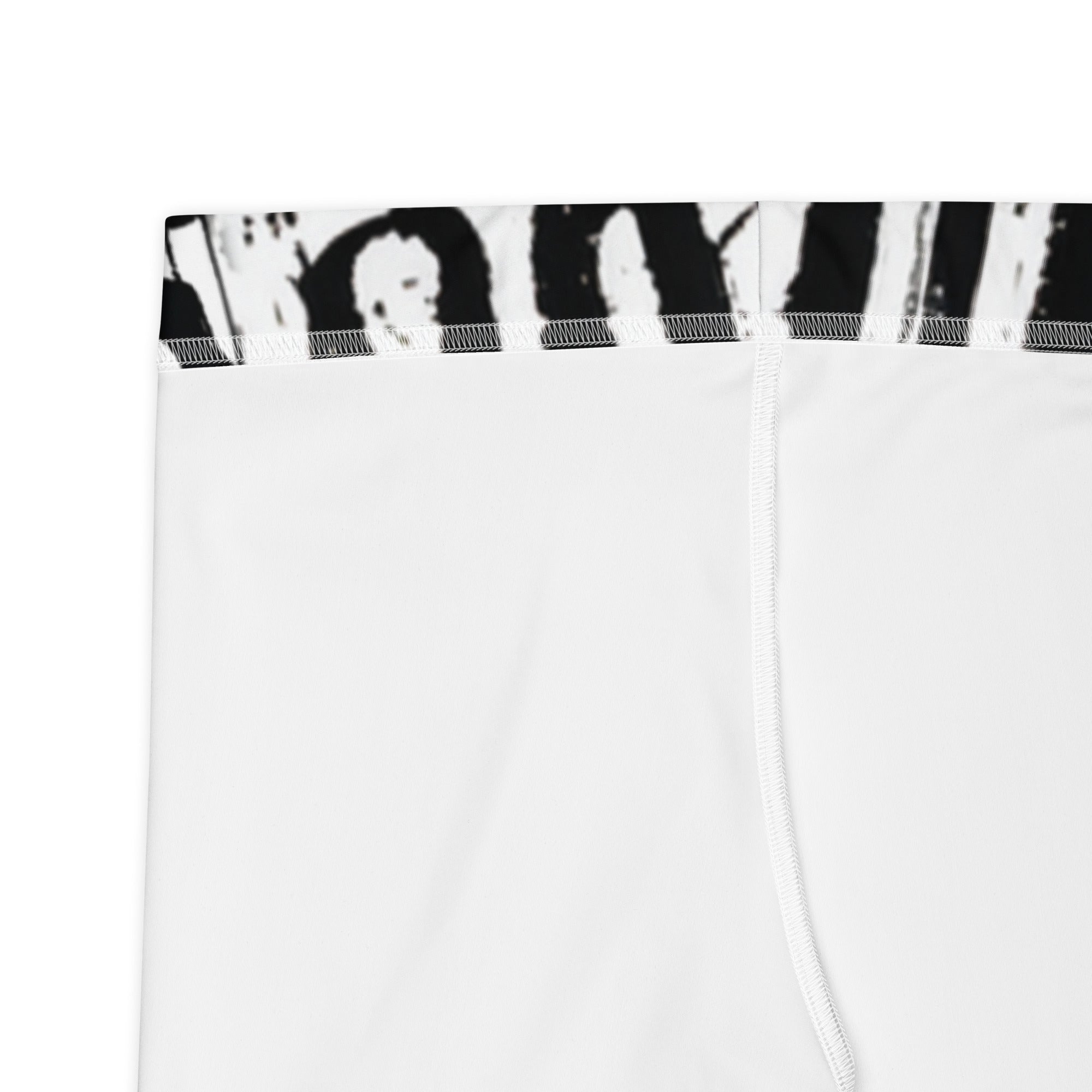 African Print Fitness Shorts | Black & White | Pulse