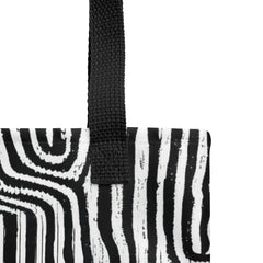 African Print Tote Bag | Black & White | Pulse