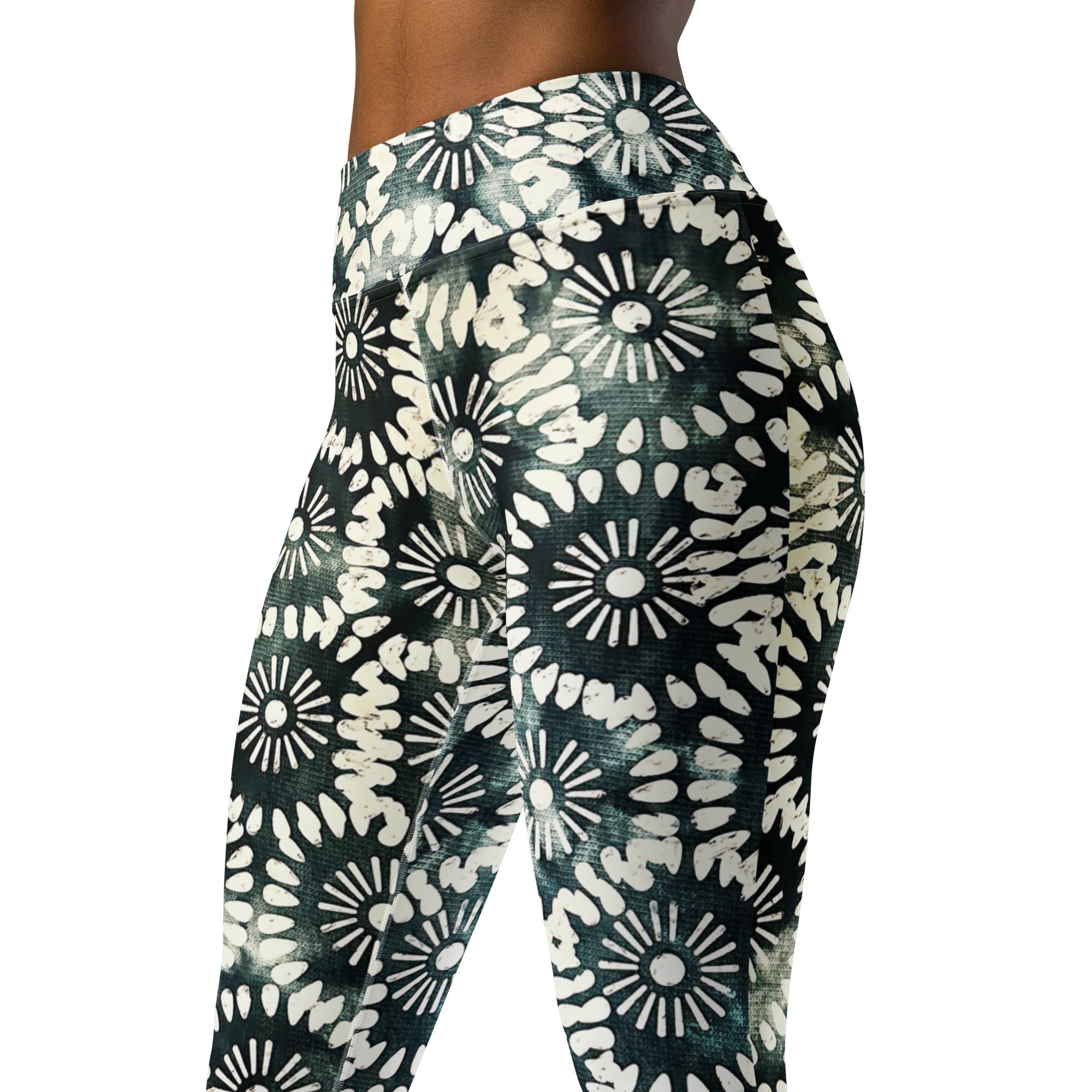 African Print Yoga Leggings | Jollof