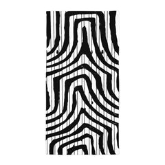 African Print Towel | Black & White | Flow