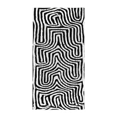 African Print Towel | Black & White | Pulse