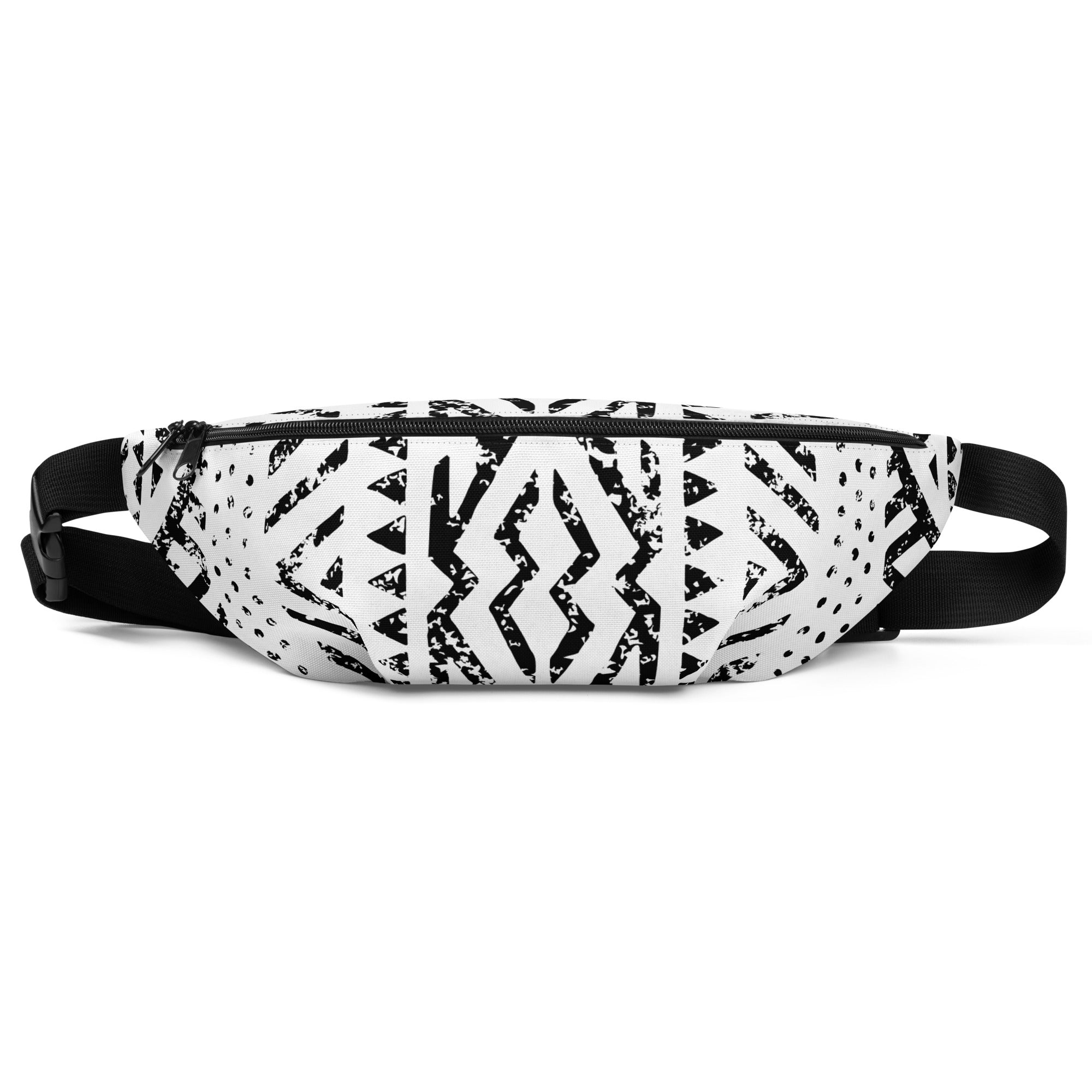 African Print Fanny Pack | Black and white | Mirage - Love Africa Print