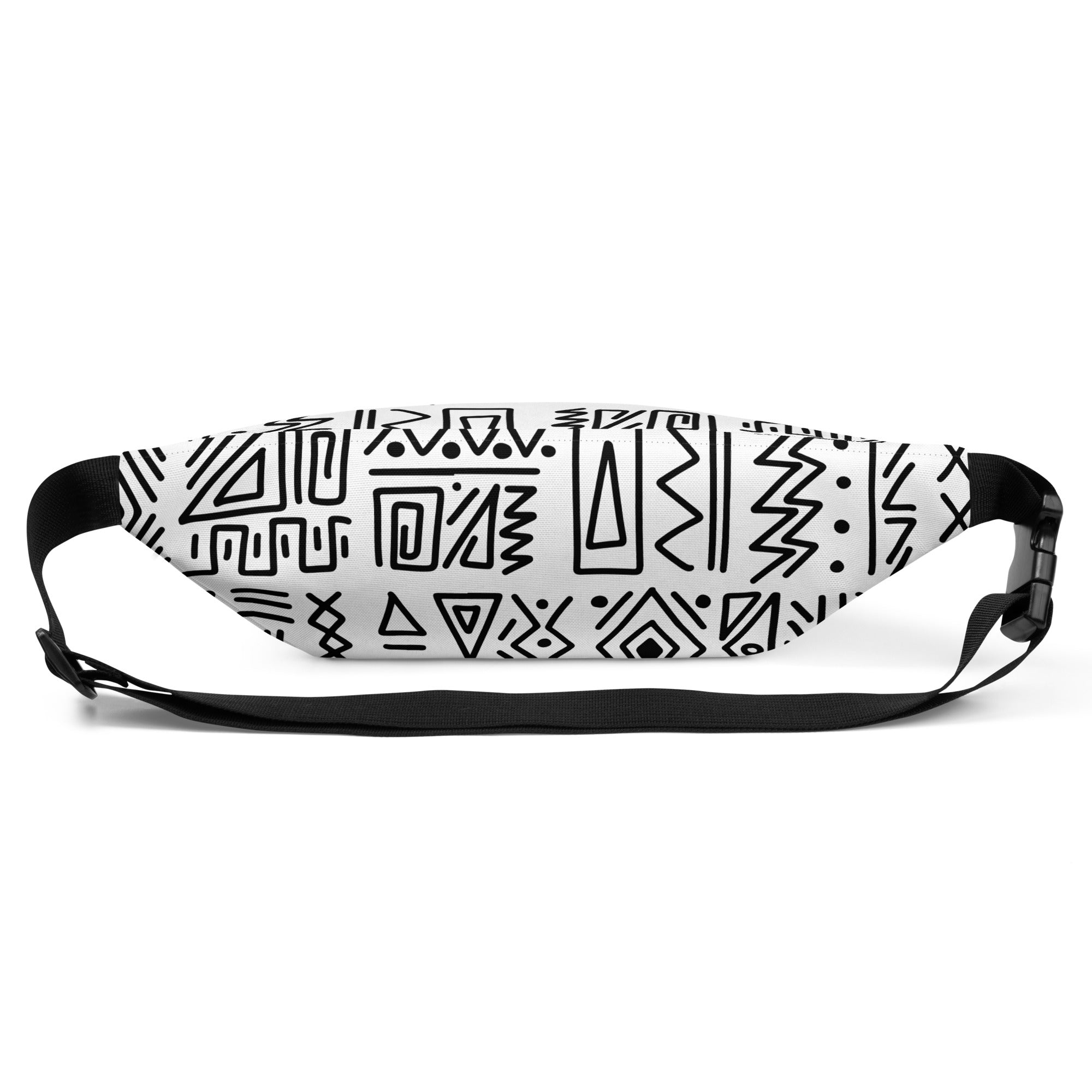 African Print Fanny Pack | Black and white | Nomadic - Love Africa Print