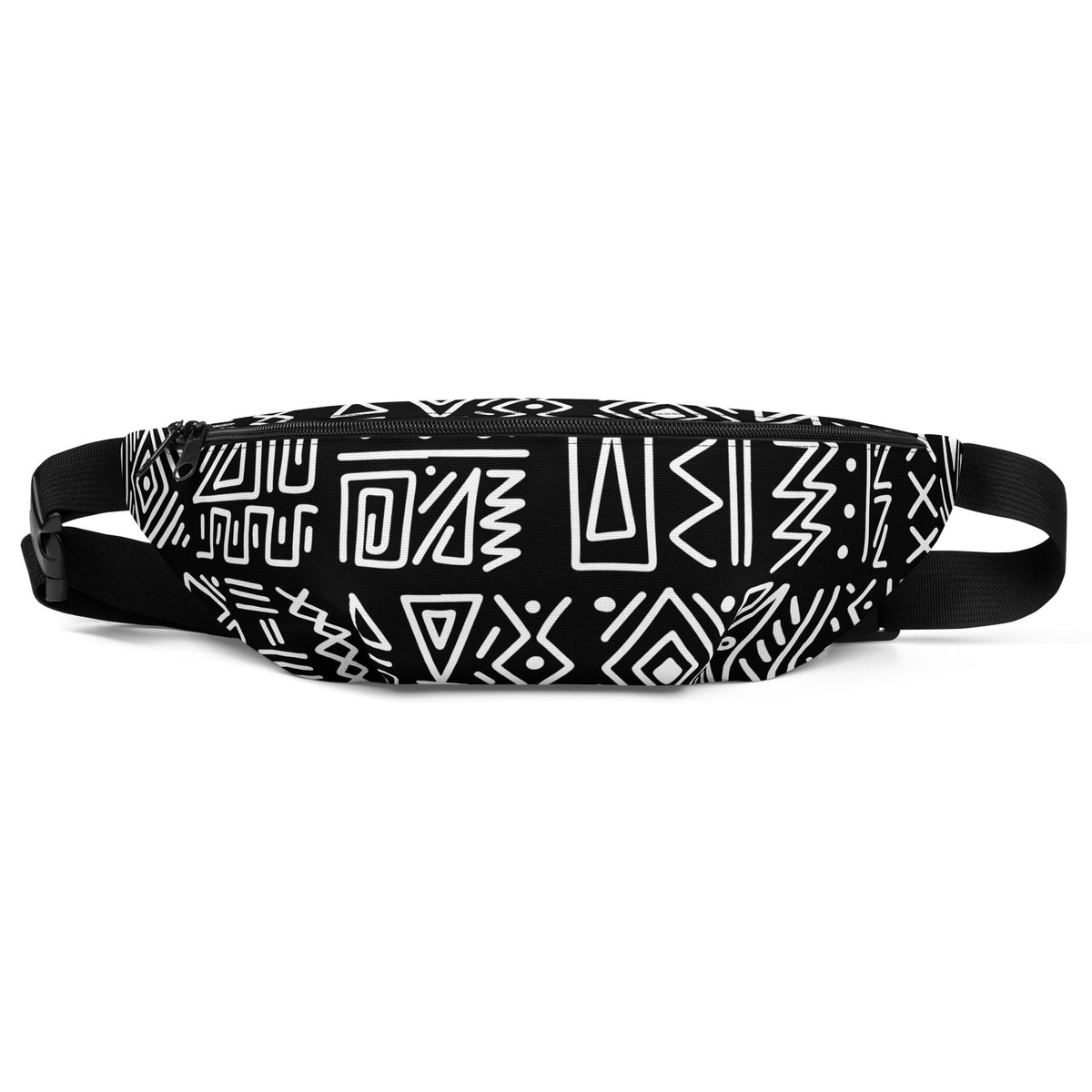 African Print Fanny Pack | Black and white | Rhythms - Love Africa Print