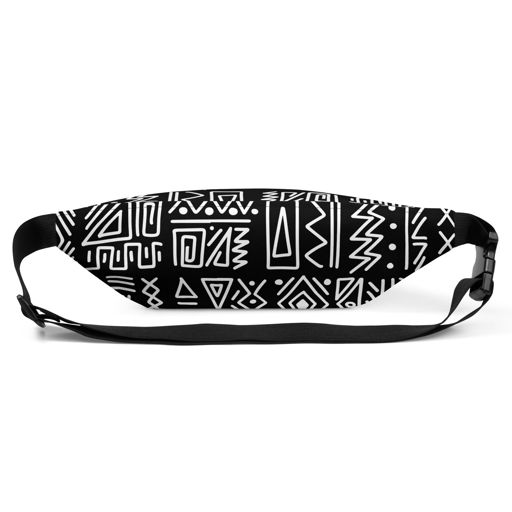 African Print Fanny Pack | Black and white | Rhythms - Love Africa Print