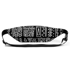 African Print Fanny Pack | Black and white | Rhythms - Love Africa Print