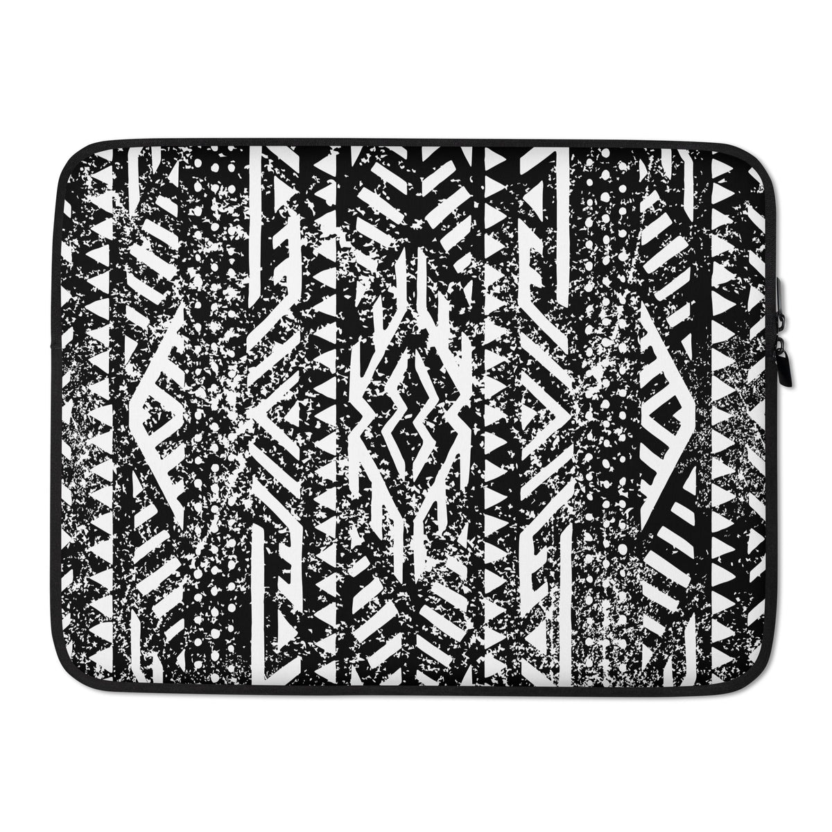 African Print Laptop Sleeve | Black and white | Oasis - Love Africa Print