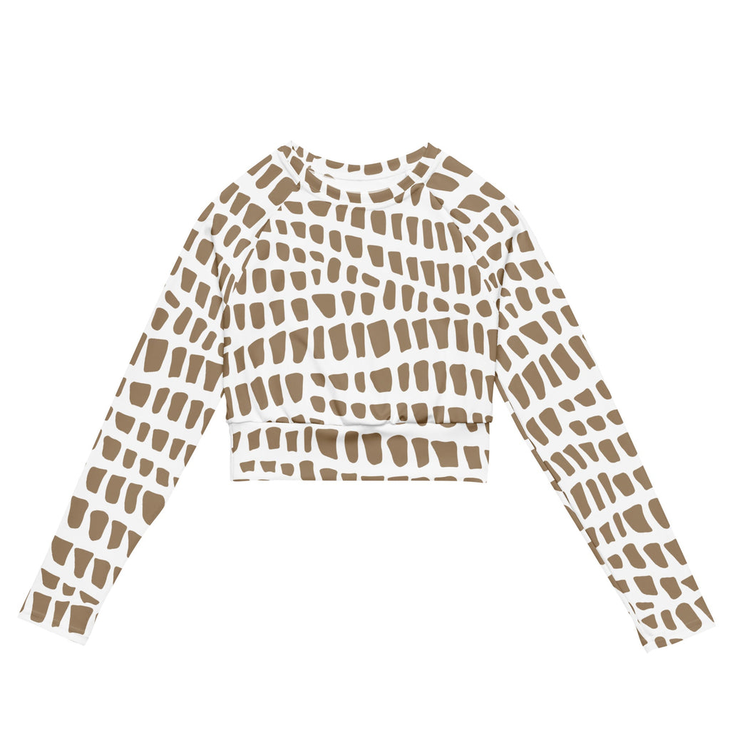 Sahara African Print Long Sleeve Crop Top – Love Africa Print