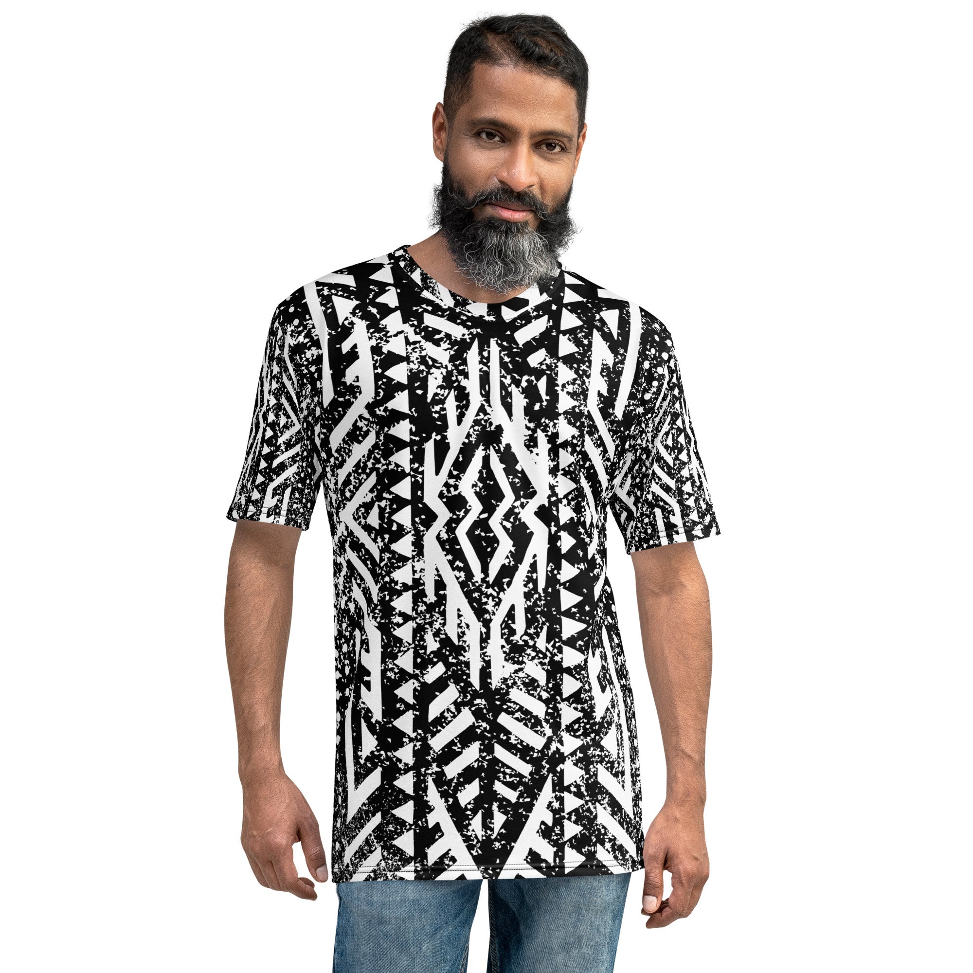 CINCH Jeans | Men's Southwest Print Short Sleeve Camp Shirt - Brown / Black