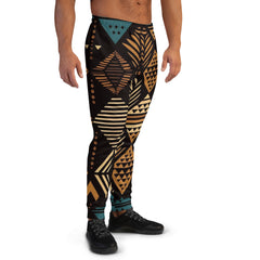 African Print Men's Joggers | Earth Tones | Medina - Love Africa Print