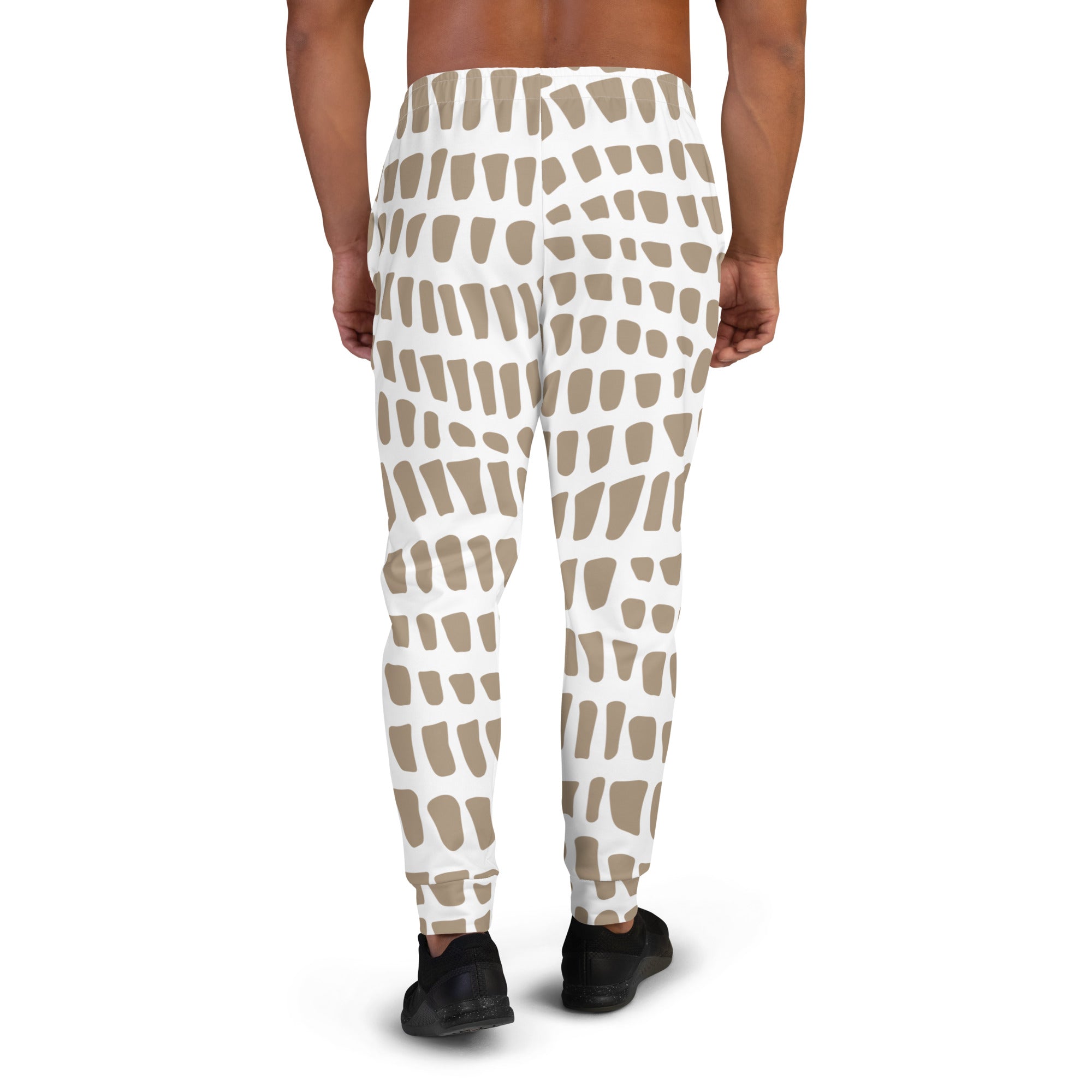 African Print Men's Joggers | Nude Tones | Sahara - Love Africa Print