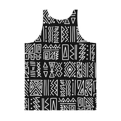 African Print Men's Tank Top | Black and white | Rhythms - Love Africa Print