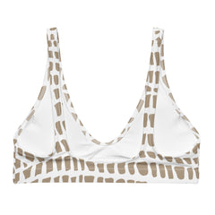 African Print Padded Bikini Top | Nude tones | Sahara - Love Africa Print