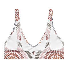 African Print Padded Bikini Top | Pastel tones | Blossom - Love Africa Print