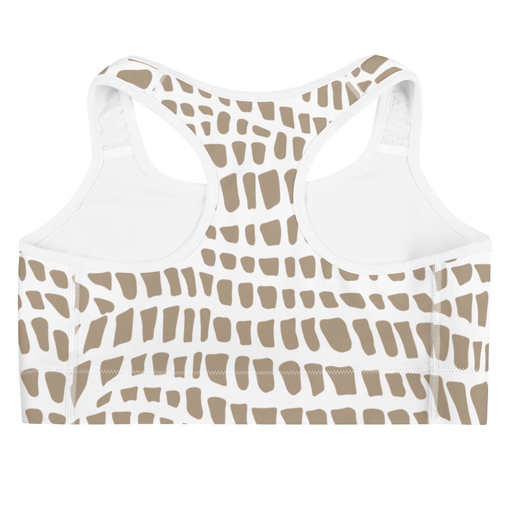 African Print Sports Bra| Nude tones | Sahara - Love Africa Print