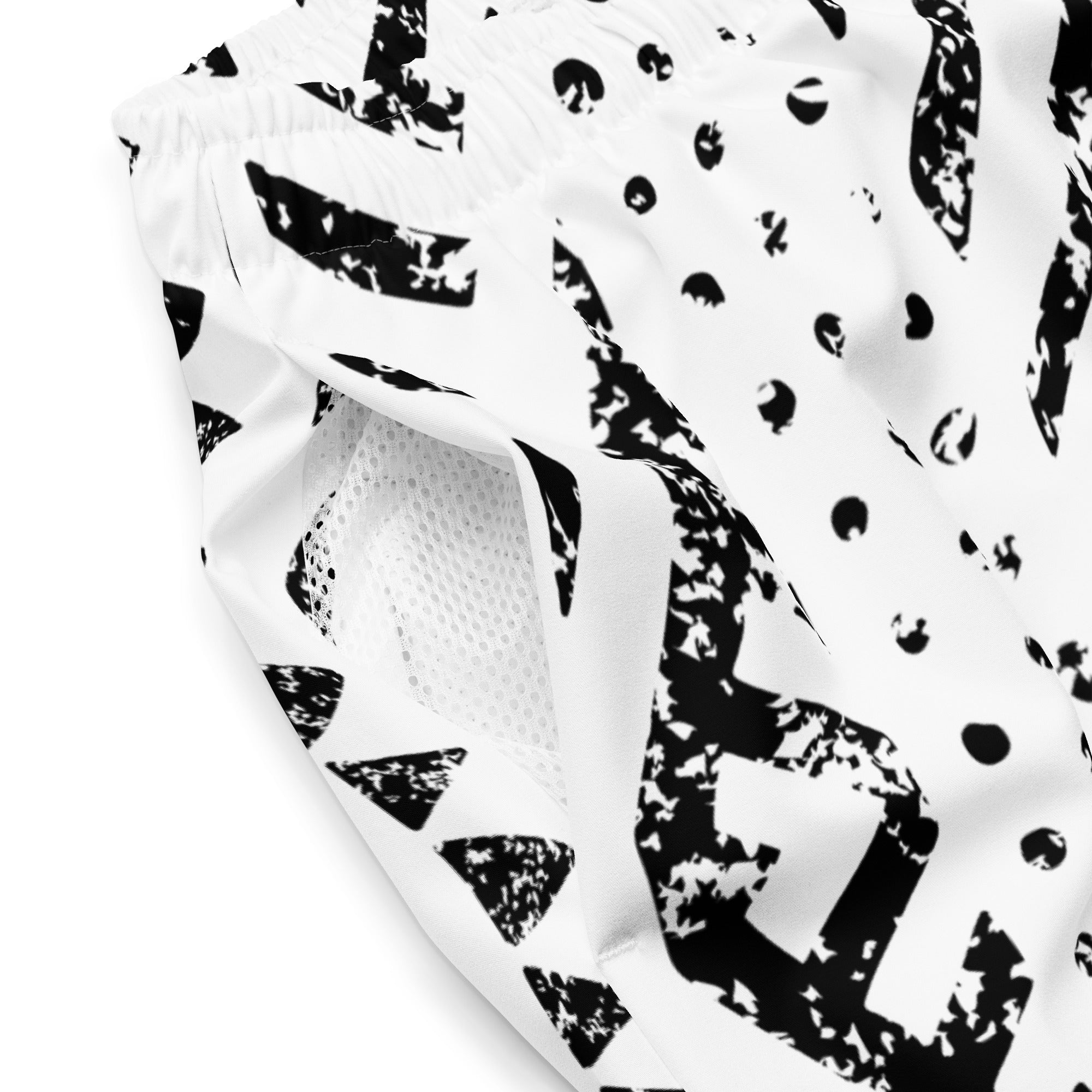 African Print Swim Trunks| Black and white | Mirage - Love Africa Print