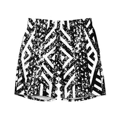 African Print Swim Trunks| Black and white | Oasis - Love Africa Print