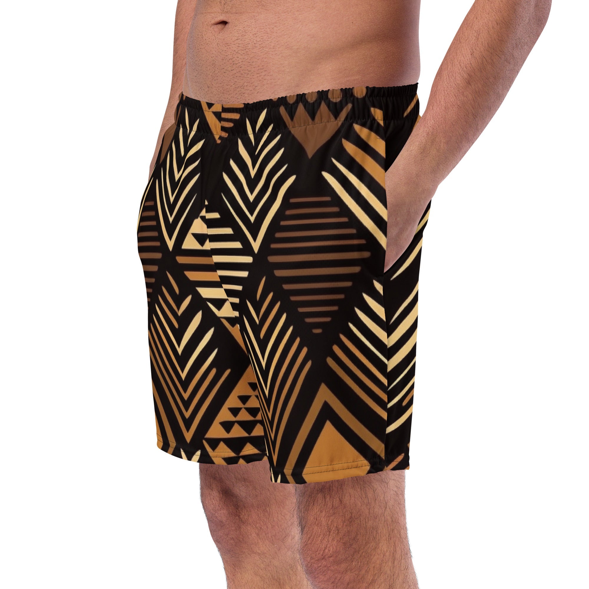 African Print Swim Trunks| Earth tones | Medina - Love Africa Print