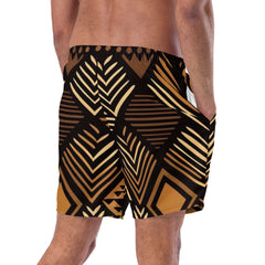 African Print Swim Trunks| Earth tones | Medina - Love Africa Print