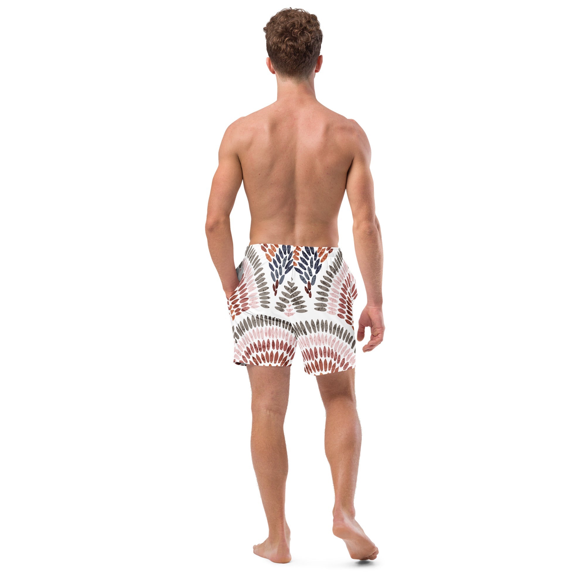 African Print Swim Trunks| Pastel tones | Blossom - Love Africa Print