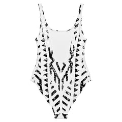 African Print Swimsuit | Black and white | Mirage - Love Africa Print